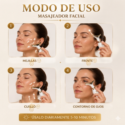 Masajeador Facial + Serum anti manchas GRATIS