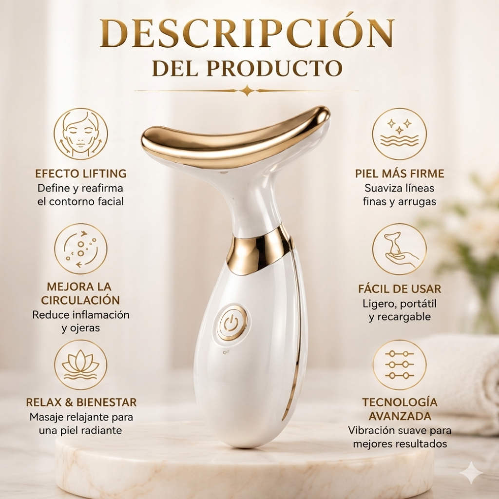 Masajeador Facial + Serum anti manchas GRATIS
