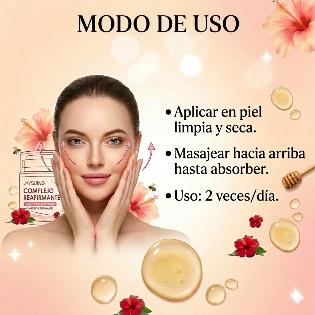1+1 GRATIS / Crema Hidrantante de hibisco y miel. Rejuvenece, hidrata y estira tu piel