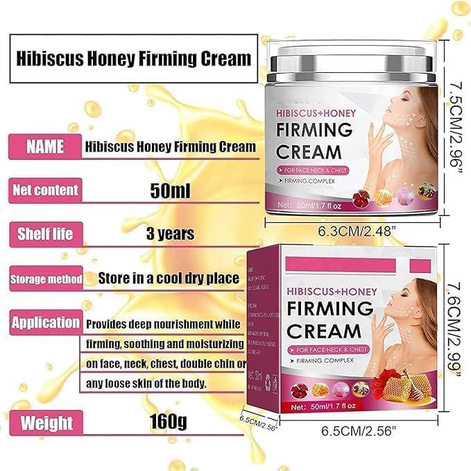 Crema Hidrantante de hibisco y miel. Rejuvenece, hidrata y estira tu piel.